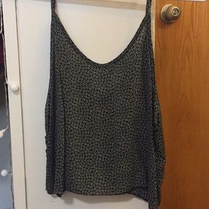 Floral cropped tank